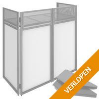 Vonyx DB4 DJ Booth met hoekplaten
