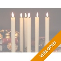 6 x LED dinerkaars op batterij
