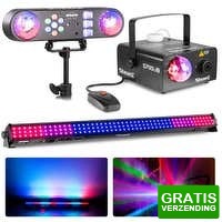 Bekijk de deal van MaxiAxi.com: BeamZ Vrijmibo lichtset