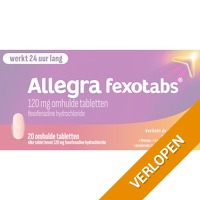 Allegra Fexotabs bij hooikoorts 20 tabletten