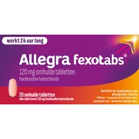Bekijk de deal van Plein.nl: Allegra Fexotabs bij hooikoorts 20 tabletten