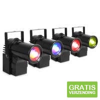 BeamZ set van 4 PS10W punt spots