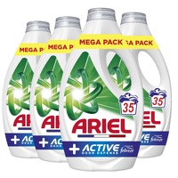 Bekijk de deal van Plein.nl: 4 x Ariel vloeibaar wasmiddel Active + Odor Defense