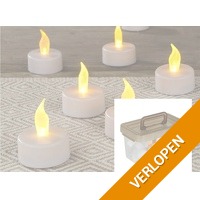 24 x HI vlamloze LED waxinelichtjes