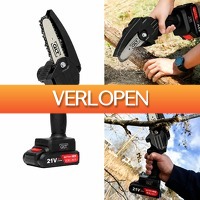 DealDonkey.com: QLT Mini Kettingzaag - Draadloos - Accu