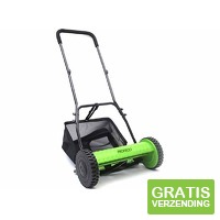 Profeco handmaaier 30 cm - Handgrasmaaier - Kooimesmaaier met 18 L opvangbak
