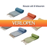 1dagactie.nl: Take a Towel Hamamdoek - Keuze uit 6 kleuren