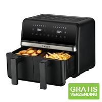 Nexxt Dual Basket Airfryer 8 l 2x 4 l - zwart