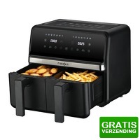 Bekijk de deal van DealDonkey.com 3: Nexxt Dual Basket Airfryer 8 l 2x 4 l - zwart