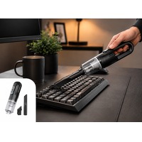 Nexxt Mini Vacuum Cleaner - Kruimelzuiger - draadloos - 70 W - Usb-c - zwart