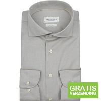 Profuomo Twill Overhemd Lichtgroen