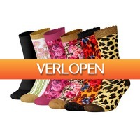 1dagactie.nl: 6 paar Sock My Feet dames sokken