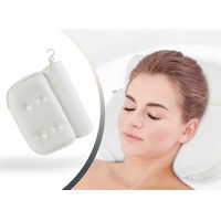 DealDonkey.com: Sleepmed Badkussen - Hoofd- & Neksteun - 4 Zuignappen - wit