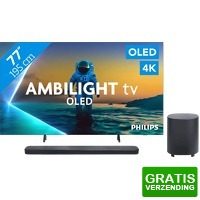 Bekijk de deal van Coolblue.nl 2: Philips Ambilight OLED810 4 K (2025) en soundbar