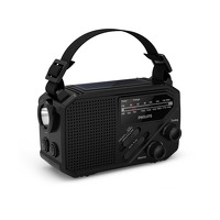 Philips TAR1609 Noodradio - FM/AM - Zonnepaneel - Handslinger - SOS-alarm