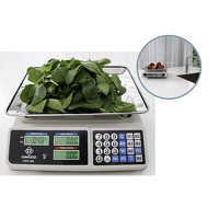 FEDEC Digitale Horeca weegschaal - Tot 40KG - RVS
