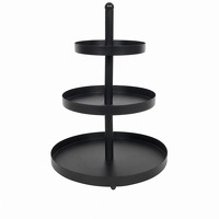 Bekijk de deal van DealDonkey.com 4: Hit Etagre 3-laags Serveertoren - zwart