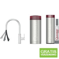 Quooker COMBI+ & Quooker Flex Round Chroom & Quooker CUBE