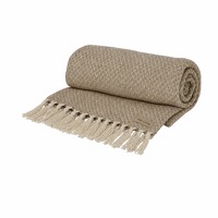 Bekijk de deal van DealDonkey.com 4: Fitz Living Plaid Visgraat - Beige