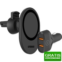 Bekijk de deal van Coolblue.nl 3: Otterbox Telefoonhouder Auto met MagSafe Magneet + BlueBuilt Autolader Quick Charge