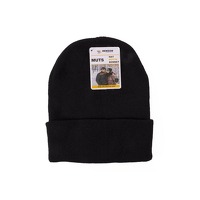 Benson Warme Beanie Muts - One Size - zwart
