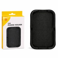 Bekijk de deal van DealDonkey.com 4: Shell Telefoonhouder met Anti-Slip Mat voor Dashboard - zwart