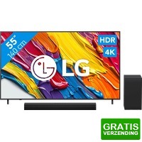 Bekijk de deal van Coolblue.nl 1: LG QNED82 4 K (2025) en soundbar