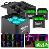 Bekijk de deal van MaxiAxi.com: 4 x BeamZ BBP90 LED Uplighter