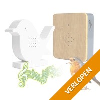Vogelhuisje met vogelgeluiden