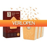 iBOOD Home & Living: 3 x Yula Living vogelgeluiden huisje