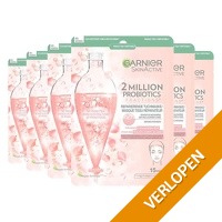6 x Garnier tissuemasker 2 Millions Probiotics