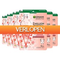 Plein.nl: 6 x Garnier tissuemasker 2 Millions Probiotics