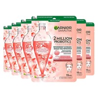 Bekijk de deal van Plein.nl: 6 x Garnier tissuemasker 2 Millions Probiotics