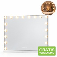 XEMM Hollywood Spiegel 18 Led Lampen - wit