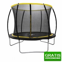 Bekijk de deal van DealDonkey.com 2: Dunlop Trampoline Veiligheidsnet 183 cm - Geel/zwart