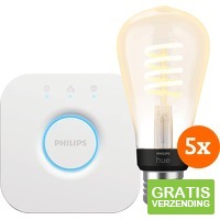 5 x Philips Hue filament Edison en Bridge