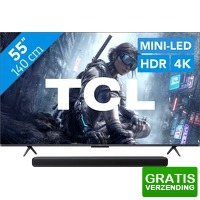 Bekijk de deal van Coolblue.nl 1: TCL QD Mini-LED T8D (2026) en soundbar