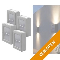 4 x Up Down solar buitenlampen