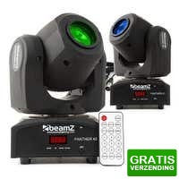 Bekijk de deal van MaxiAxi.com: 2 x BeamZ Panther 40 LED moving heads