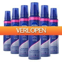 Plein.nl: 6 x Nivea haarmousse Care & Hold