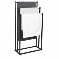 Bekijk de deal van DealDonkey.com 2: Niceey Handdoekenrek Badkamer - Vrijstaand - 3 Armen - zwart