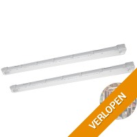 2 x Ledvance TL armatuur incl LED-buis