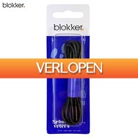 GeheimeDeals.nl: Blokker Gewaxte Schoenveters zwart 75 cm  Ronde Veters voor Nette Schoenen