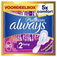 Bekijk de deal van Plein.nl: 80 x Always maandverband Platinum Long