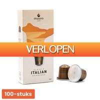 GeheimeDeals.nl: Doppio Espresso Classic Italian  100 koffiecups voor echte espressoliefhebbers