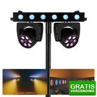 Bekijk de deal van MaxiAxi.com: BeamZ Fuze Twin wash moving head bar
