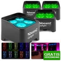 Bekijk de deal van MaxiAxi.com: 4 x BeamZ BBP90 uplighters