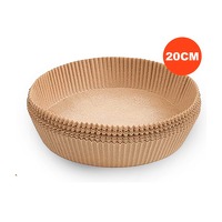 Heteluchtfriteuse Wegwerpbakjes 50 stuks - 16cm - Geschikt Voor AirFryer Wegwerpbakjes - Bakpapier