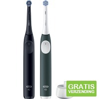 Oral-B iO 2 zwart en Groen Duo Pack