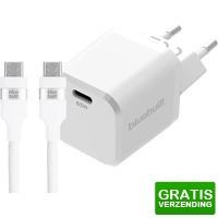 Bekijk de deal van Coolblue.nl 1: BlueBuilt 65W GaN USB C oplader en kabel Bekijk de deal van Coolblue.nl 1: BlueBuilt 65W GaN USB C oplader en kabel